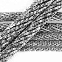 Ferreterro 6 mm Steel Wire Rope 6 x 19 (12/6.1) 1770 N/mm2 As per Requirement_0