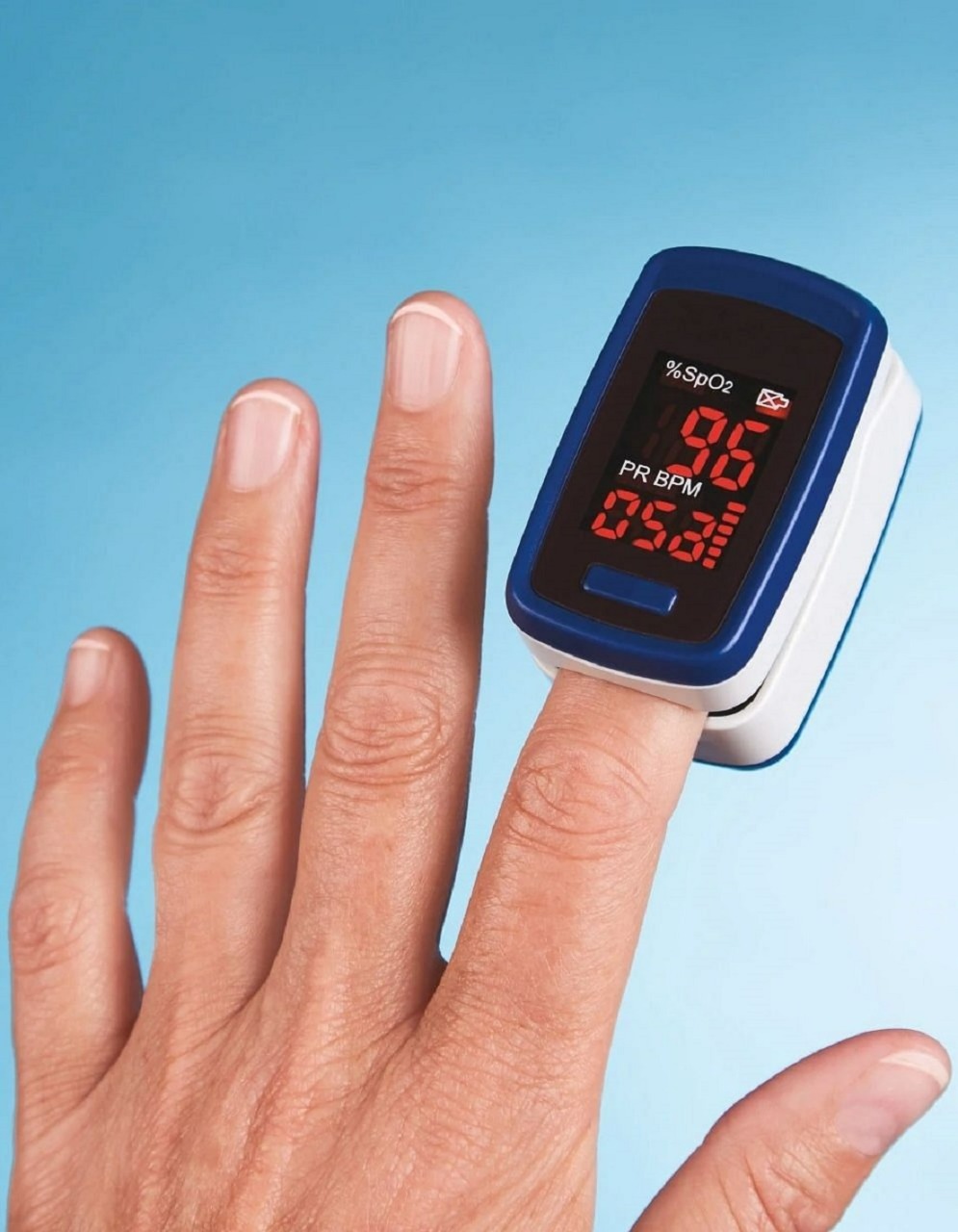Fingertip Pulse Oximeter Blue_1