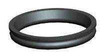 610 mm Natural Rubber Ring Type Joint Gaskets 60 - 70 Shore_0