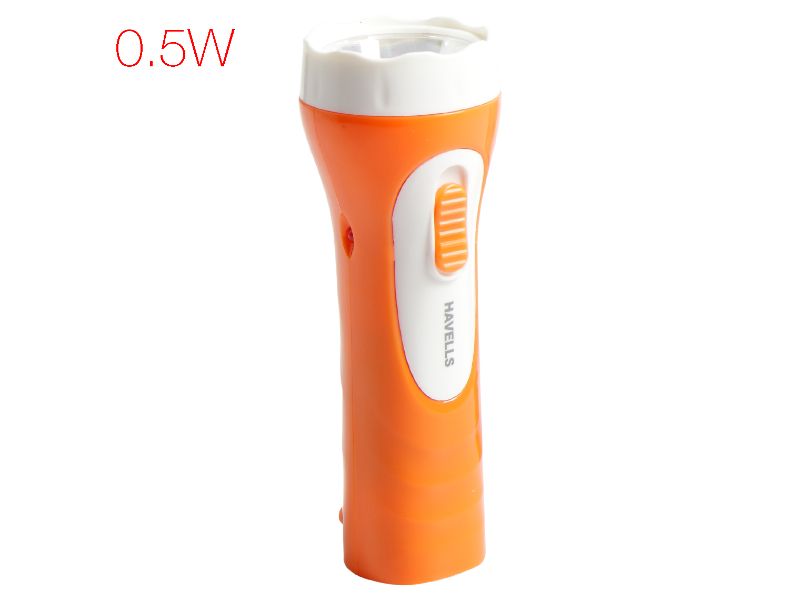 Havells 0.5 W Rechargeable LED Lead Acid Orange 8 in Torch_1