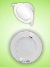 JUVAS 9 W Round LED Panel Lights Recessed Mounted_0