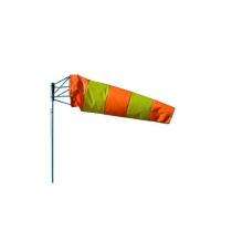 Wind Sock Polyester 2X6FT Red & White / Orange & Green_0