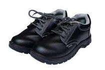 Safety Gear Suede Leather Steel Toe Safety Shoes Black_0