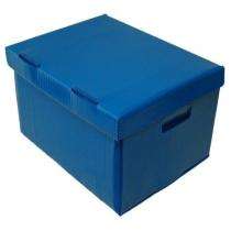 Yukti Enterprises 9 x 6 x 3 inch Upto 10, 20, 50 kg Blue Corrugated Boxes_0