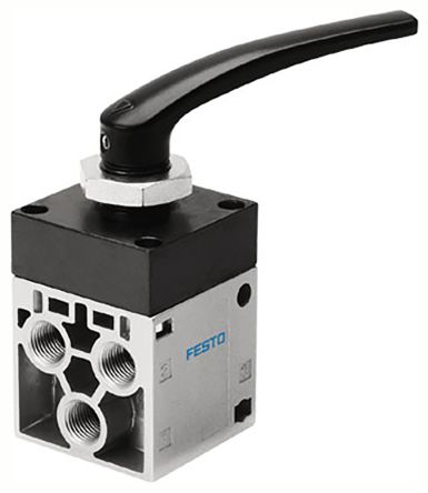 Advance Industries SS, Aluminium, Brass 1/4 - 3/4 inch 5/2 Way Hand Lever Hand Operated Solenoid Valves_1