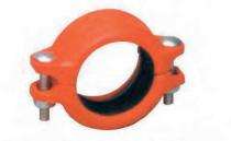 National Ductile Iron 5.5 inch OD Couplers Tongue and Grooved ASTM F1476 Style 12 12550_0