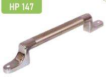 Hippo Zinc Round Door Handles Satin HP147_0