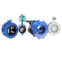4 inch Actuator CI Butterfly Valves Flanged_0