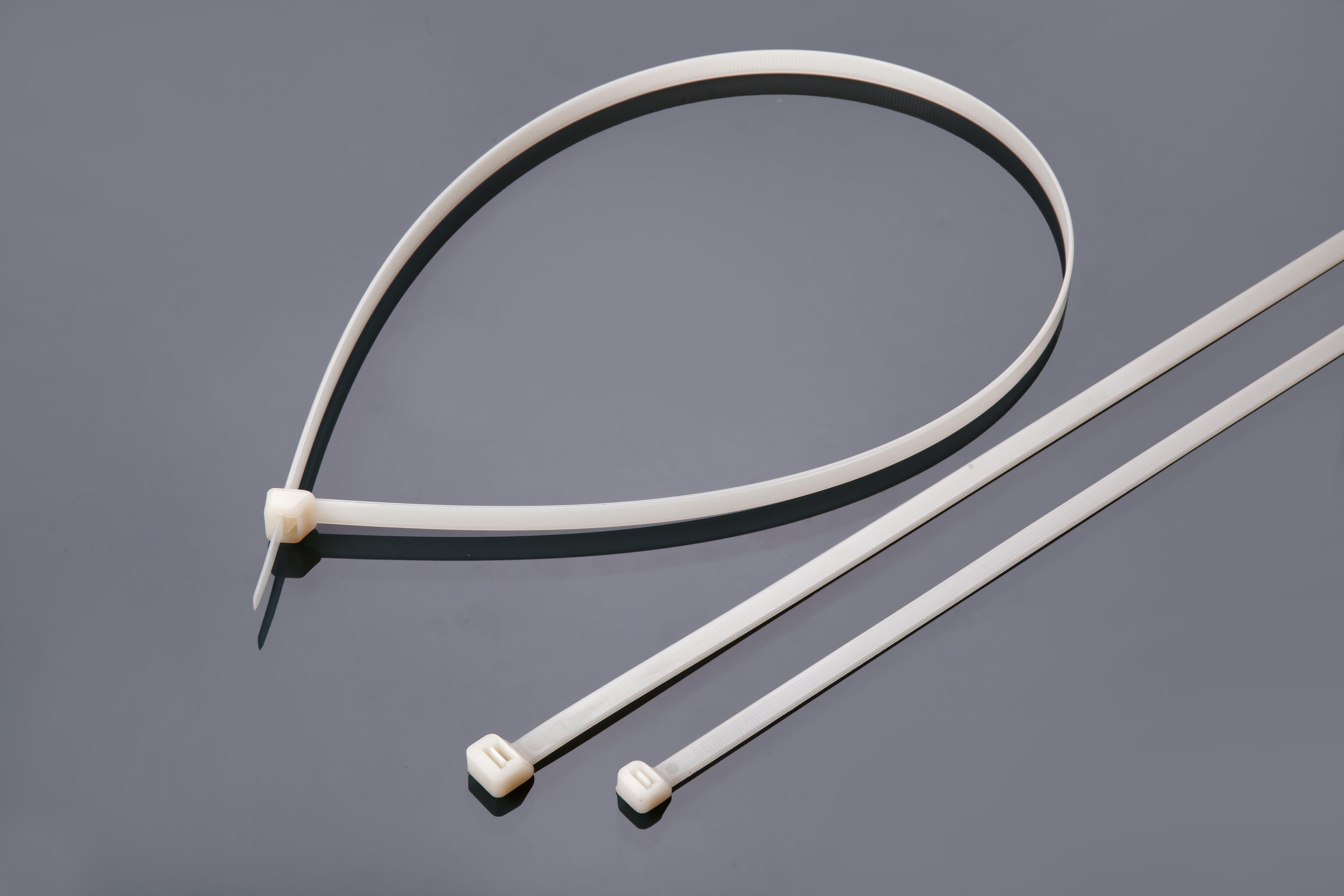 Novoflex Nylon 66 300 mm 3.6 mm Cable Ties Natural White_1