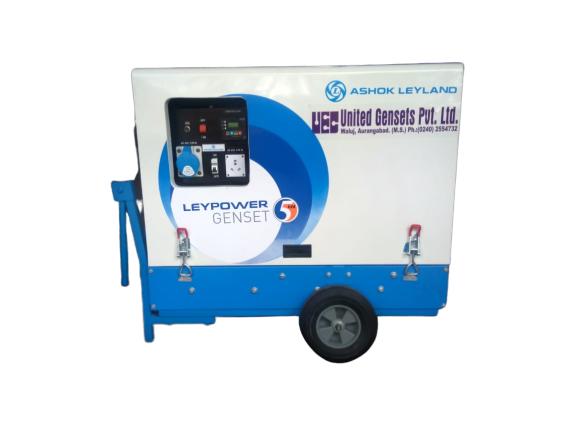ASHOK LEYLAND Air Cooled 5 kVA 19 L Diesel Generators_1