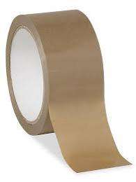 HITECH Cello Tape Single Sided Brown 1 inch 40 micron_0