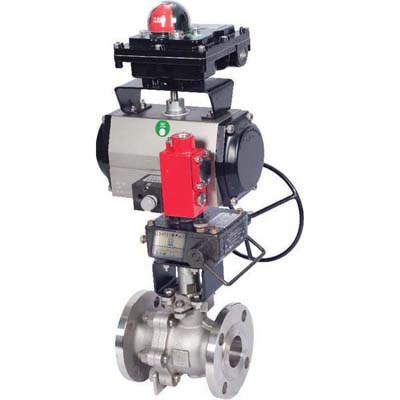 Buy Uni-Tech 12 inch Actuator Ball Valves Flanged online at best rates ...