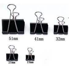 Binder Clips 51/41/32/25/19 mm Black_1