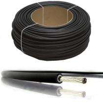 SSI SSI10SQMM100 1 Core 10 sqmm Multistrand Tinned Copper Solar DC Cable TUV : 2 pfg 1169/08.2007 Black 100 m_0