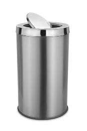 Closed Bins Silver 15 L Stainless Steel_0