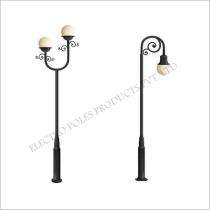 Mild Steel 3 - 12 m Silver, Red Oxide, PU Painted Decorative Light Poles_0