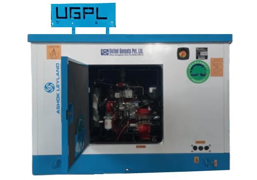 ASHOK LEYLAND Water Cooled 15 kVA 55 L Diesel Generators_1