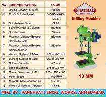 PANCHAL Drilling 13 PSR Metal Cutting Machines_0