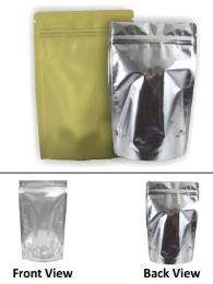 Yug Industries One Side Transparent Plastic Stand Up Zipper 50 - 1000 gm Laminated Pouch_0