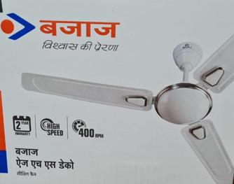 Bajaj 1200 mm 3 Blades 66 W Choco Brown, Bianco, White Ceiling Fans_1