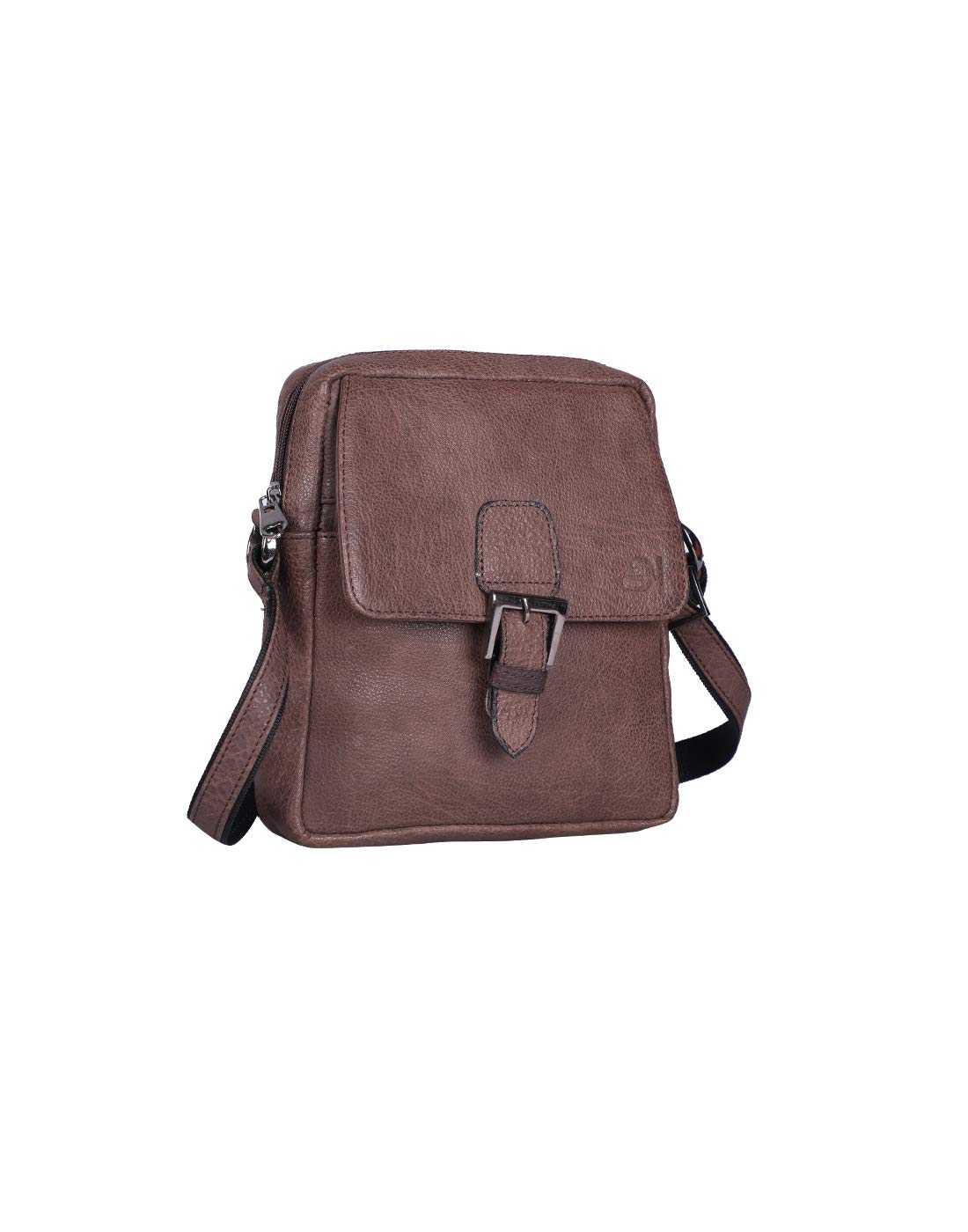 Agilam Exim Office Bags Messenger Bag Leather Brown_2