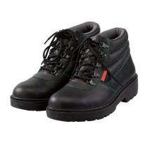 Leather Steel Toe Safety Shoes Black_0