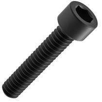 M10 x 20 Allen Hex Socket Head Bolt 10.9 ISO 4762 Plain Black_0