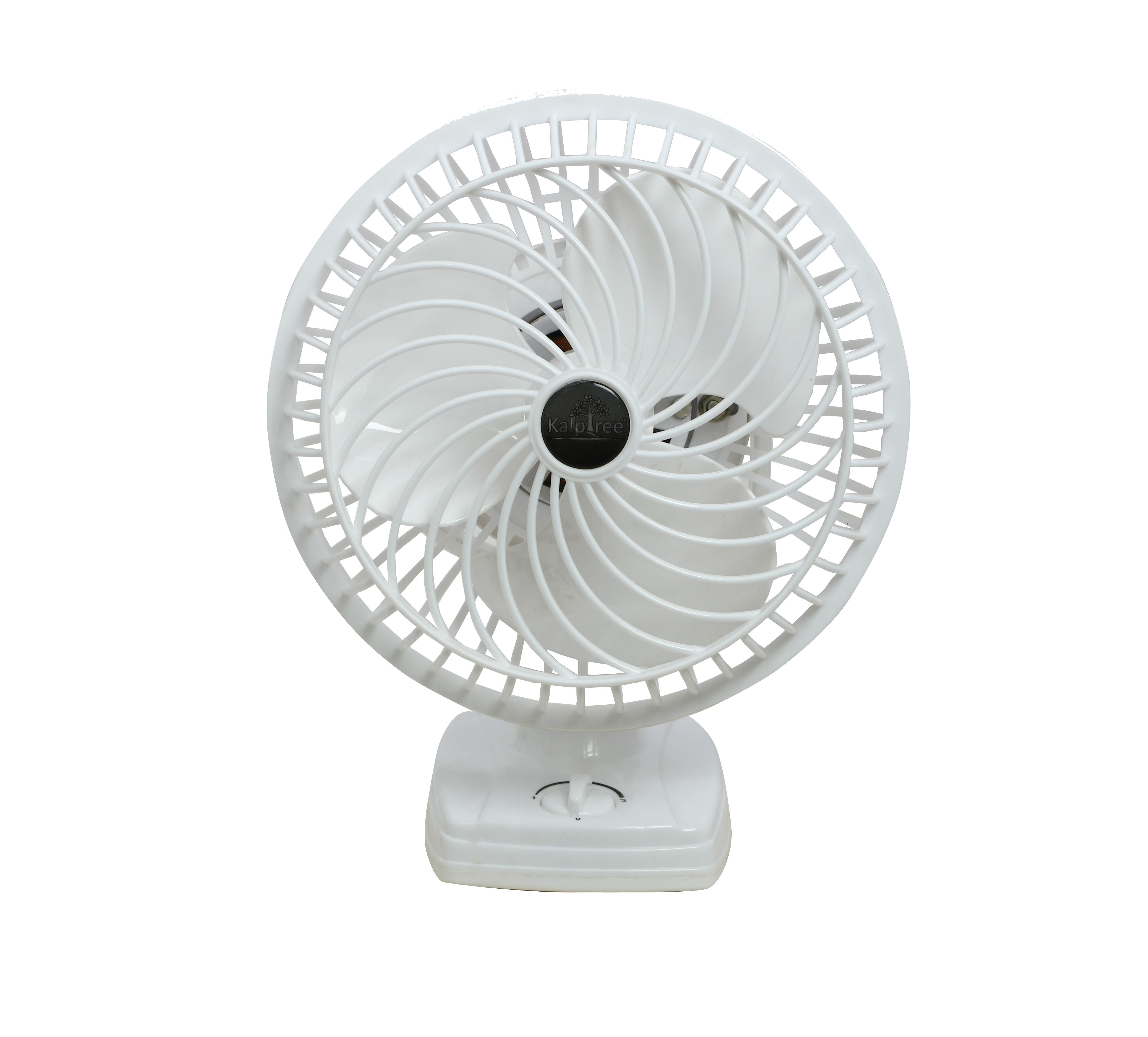 Kalptree KT-AP-C-9 230 mm 3 Blades White Table Fan_2