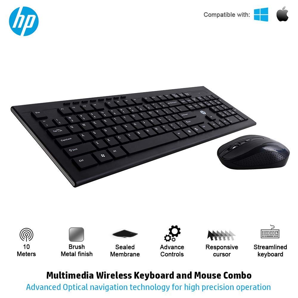 HP Mu​l​t​i​m​e​d​i​a​ Wireless Computer Keyboard_2
