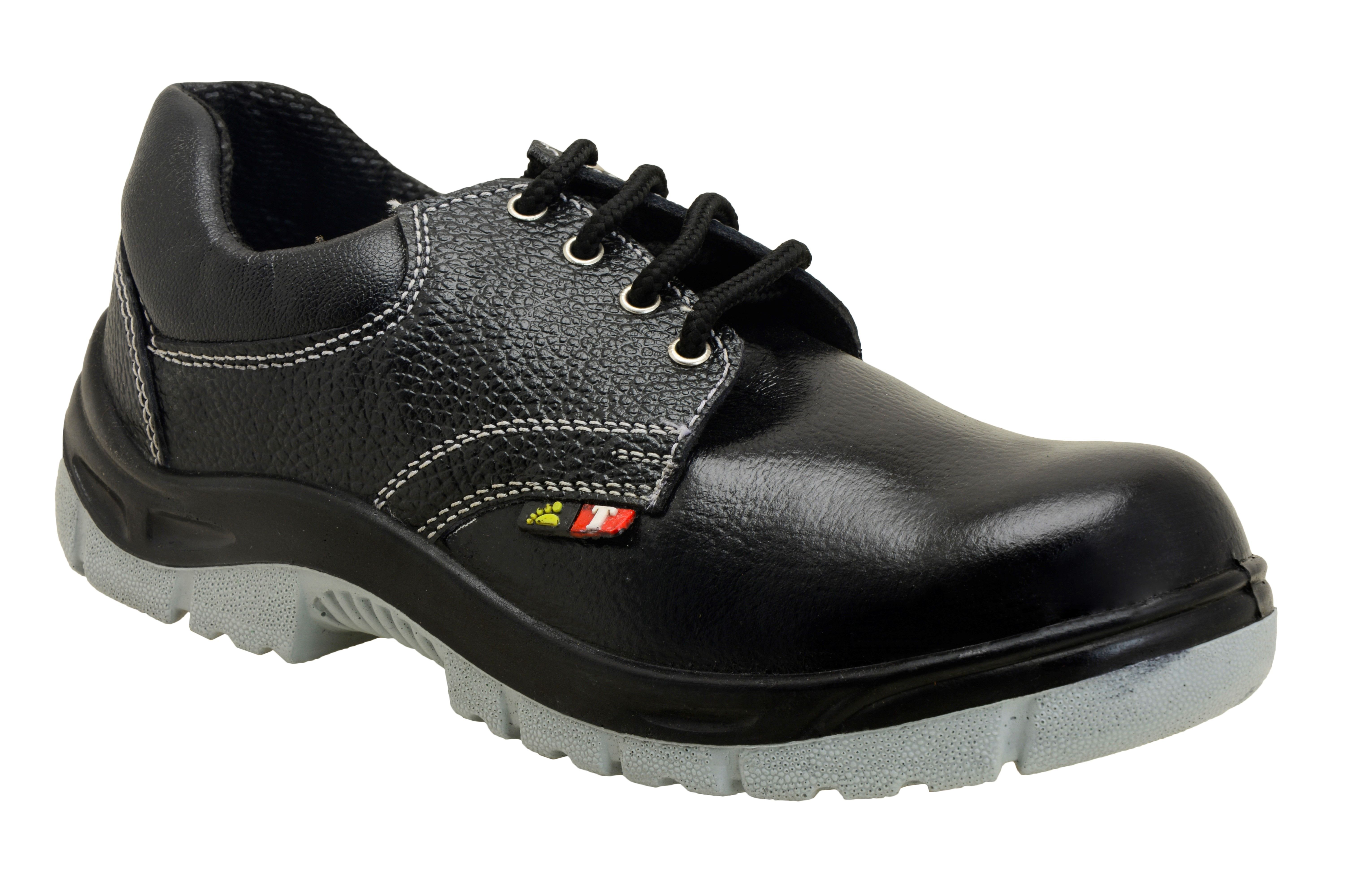 TEKTRON RADO DOUBLE DENSITY Real Leather Steel Toe Safety Shoes Black_2