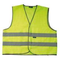 BALAJI Polyester Safety Jackets Standard Without Sleeves Fluorescent_0