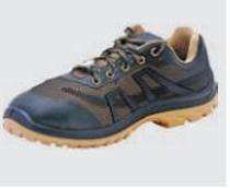 SH002 Real Leather Plain Toe Safety Shoes Brown_0