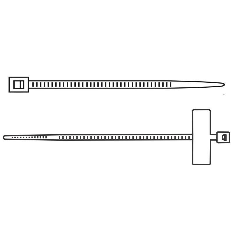 JiGO PVC 200 mm 3 mm Cable Ties_1