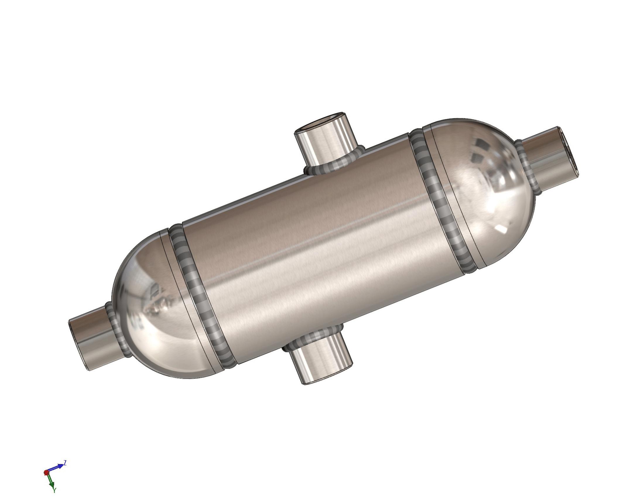 Flowset Stainless Steel Condensate Pots 6 Inch_1
