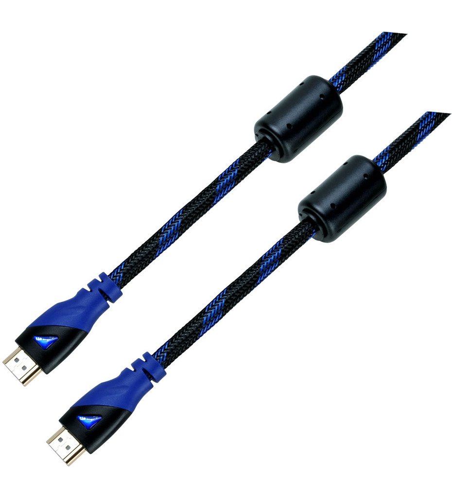 Astrum 80K Gold Plated Connector Braided Fabric HDMI CABLE 5 m PC, TV, PS3, DVD, Projector_1