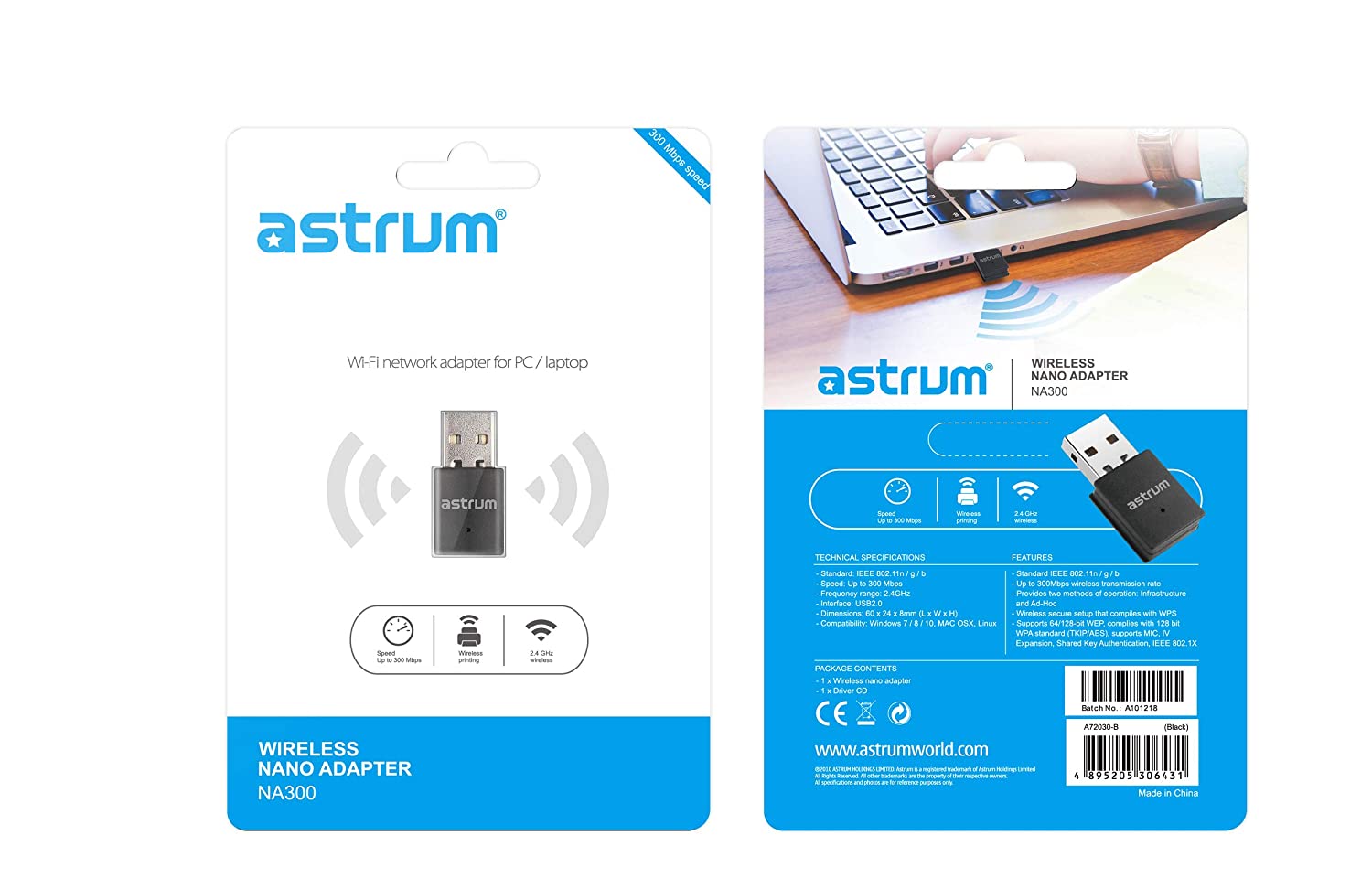 Astrum USB Adaptors Wireless Nano Adapter_2