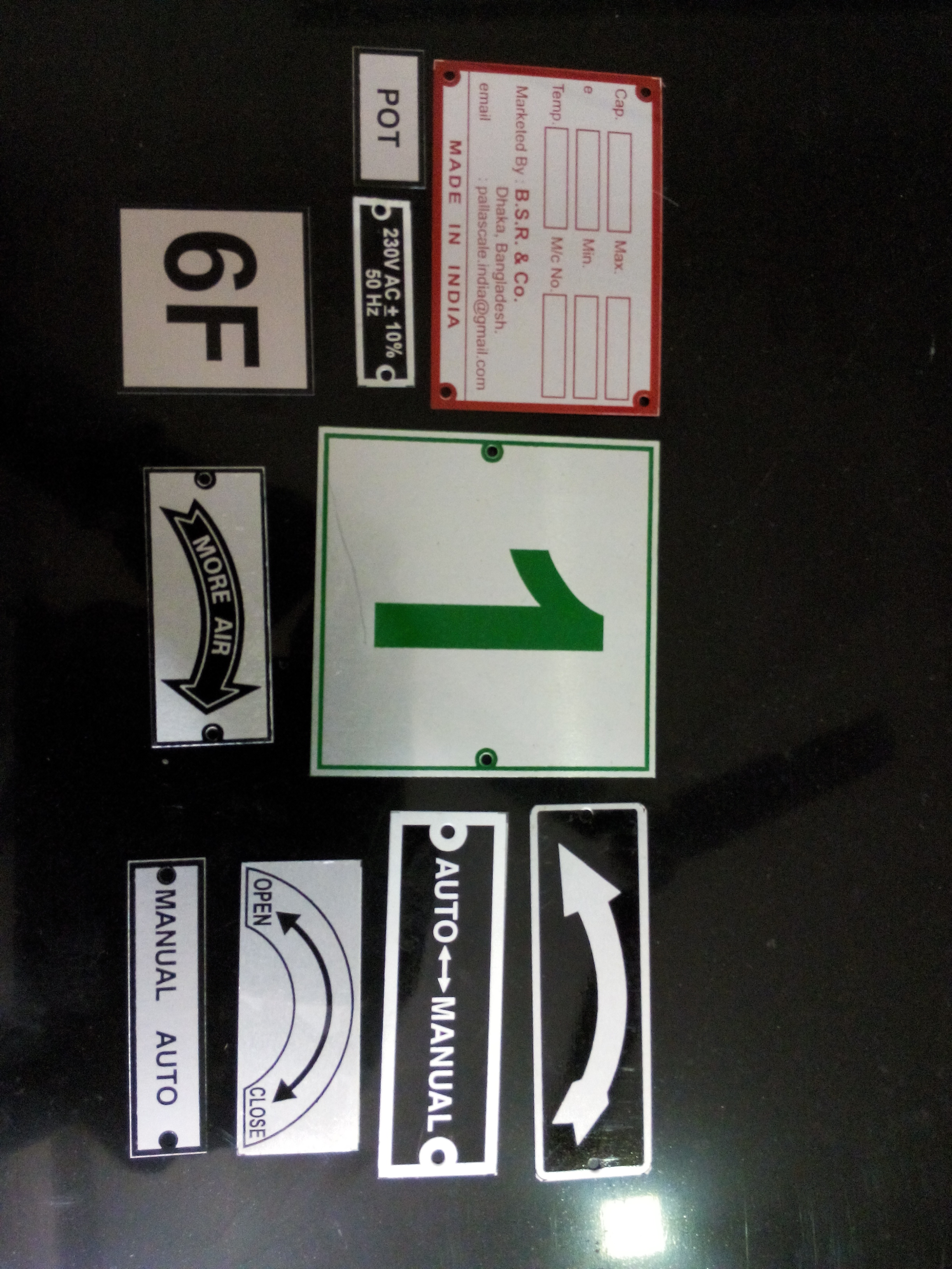 Aluminium, Wood, SS Rectangular, Oval,Square,Round 0.6 - 2 mm Name Plates_2