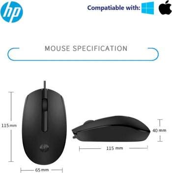 HP Mouse M10 Wired USB Optical ‎10.6 x 6.3 x 6.3 cm_2