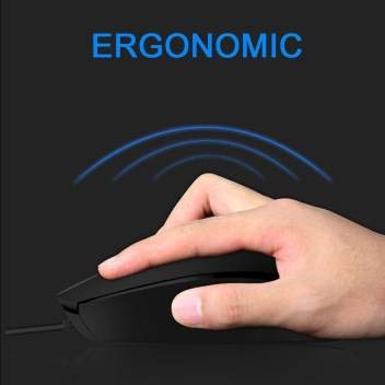 HP Mouse M10 Wired USB Optical ‎10.6 x 6.3 x 6.3 cm_4