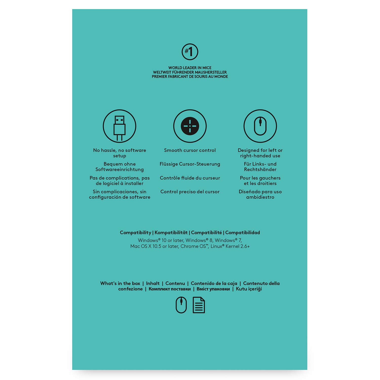 Logitech Mouse M90 Wired USB Optical ‎13 x 7.4 x 3.6 cm_4