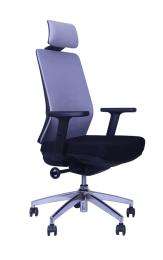 AZAZO Spine Black 985 x 635 x 605 mm Stainless Steel Office Chairs_0