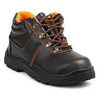 Rubber Steel Toe Safety Shoes Black_0