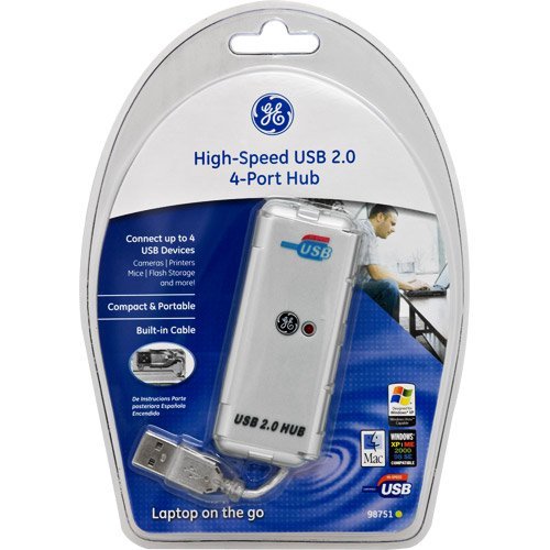 GE USB Adaptors USB 2.0 4 Port HUB_1
