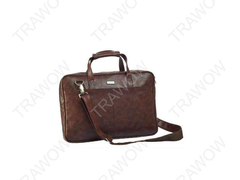 TRAWOW Office Bags Laptop Bag Canvas Brown_1