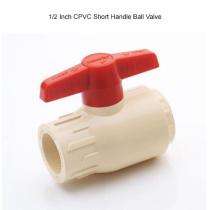 AVSAR 0.5 inch Short Handle CPVC Ball Valves Plain, Threaded_0