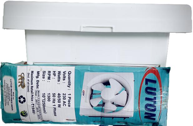 LUTON 8 inch Ventilation fan 200 mm 5 Blades 40 W Exhaust Fans_1