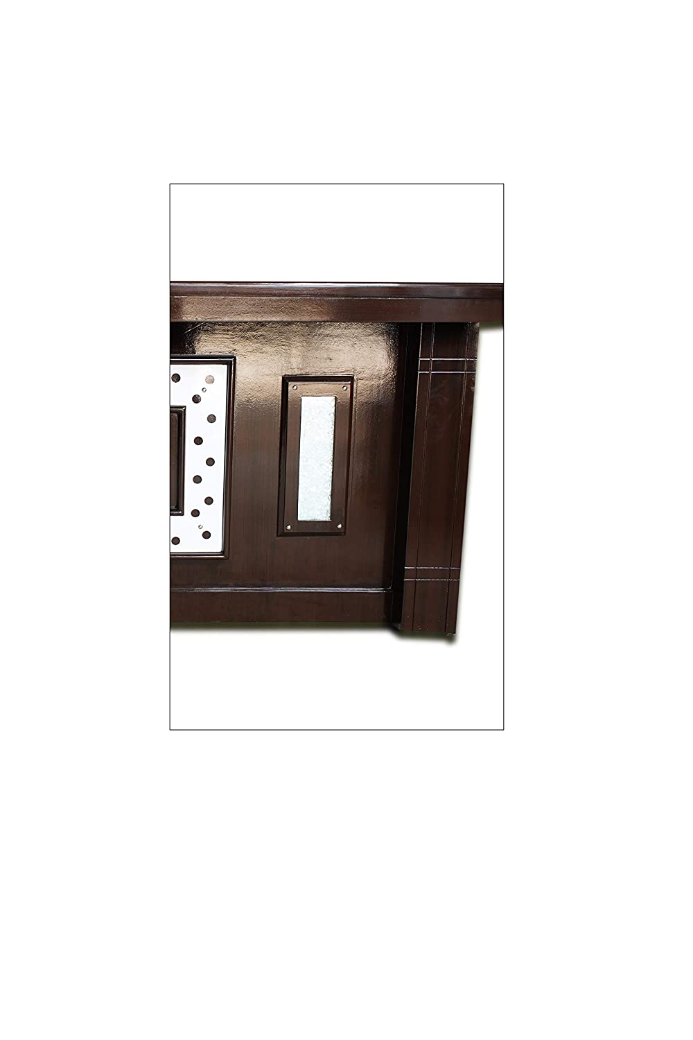 DEZINE INNOVATION Reception Office Tables Brown Wooden_3