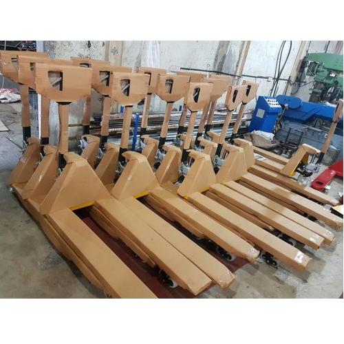 BRIGHT HANDLERS 2500 kg Mild Steel Hand Pallet Trolley BR-250 1150 x 550 mm_2