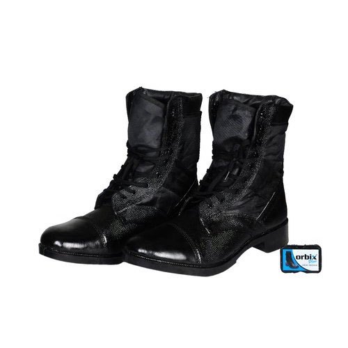 Orbix Plus 9150 Real Leather Steel Toe Safety Shoes Black_1