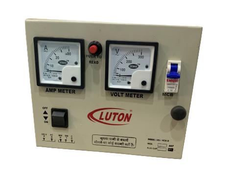 LUTON Single Phase 10 - 6500 A 230 V Motor Control Panel Iron Metal Body Oil Painted IP42_1